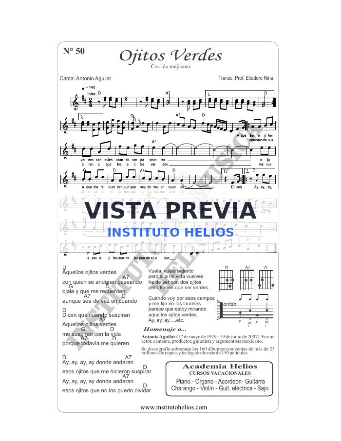 Vista previa de Ojitos verdes
